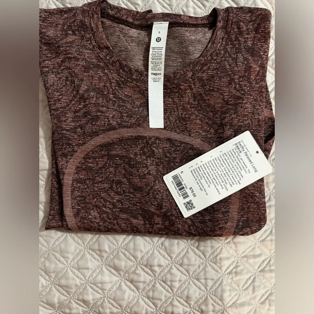 NWT!! Lululemon Swiftly Relaxed Long Sleave - Picture 2 of 5